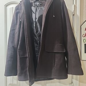 Women's Brown Wool Jacket by [Fleet Street]